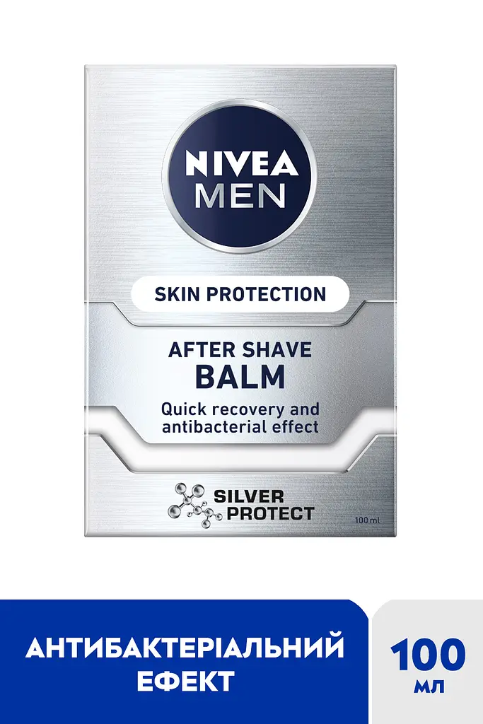 Бальзам після гоління NIVEA MEN Срібний захист 100 мл - фото 2