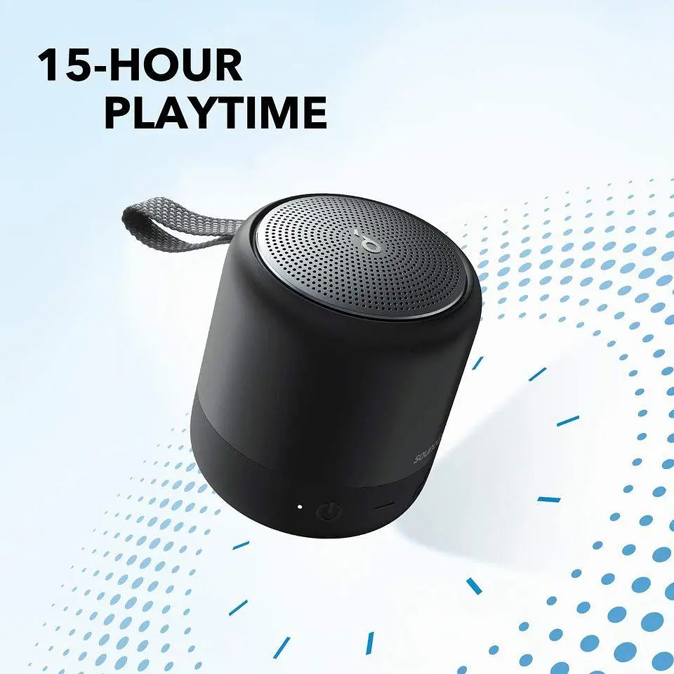 Портативна колонка ANKER Soundcore Mini 3 чорна бездротова акустика - фото 2
