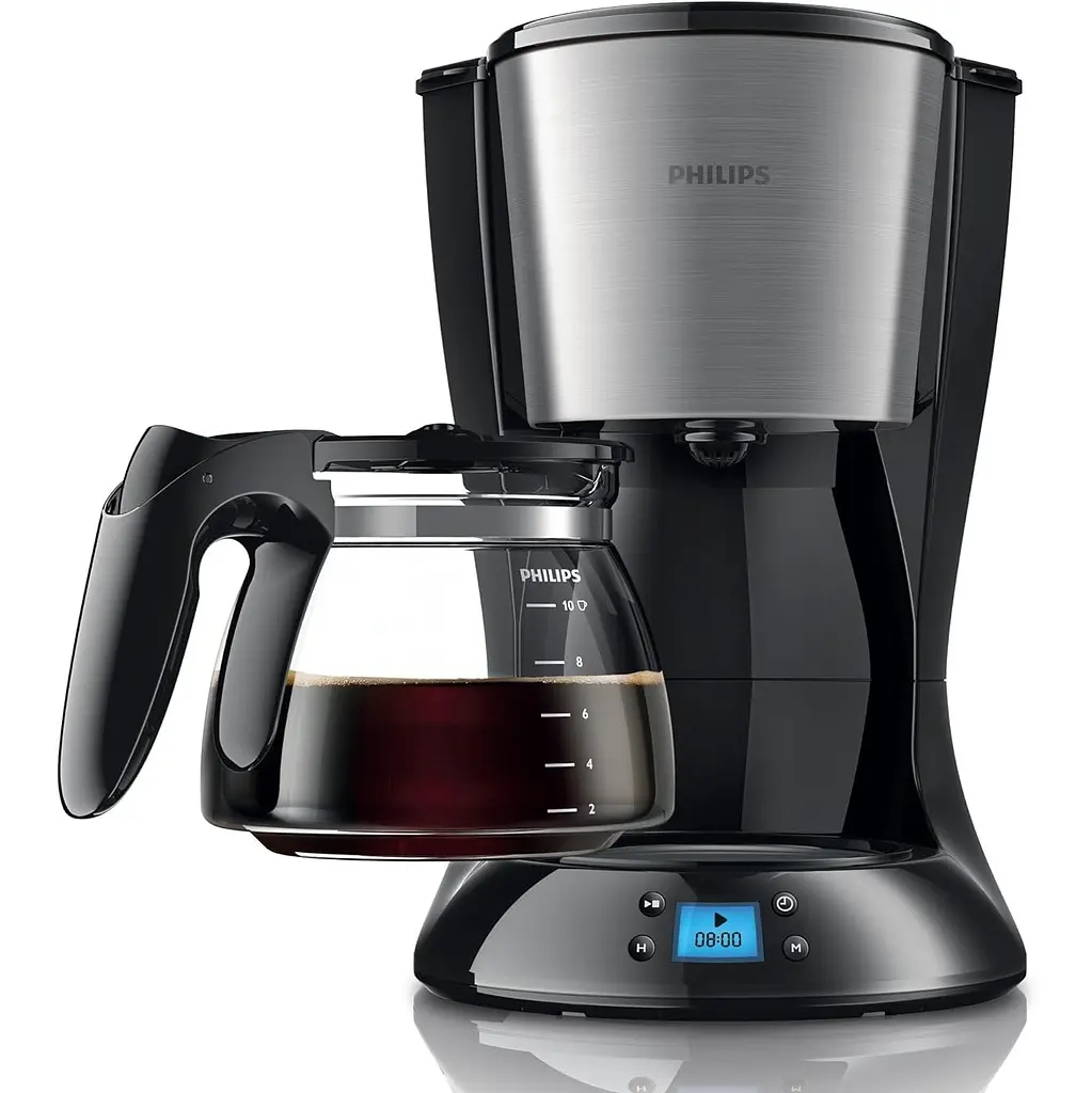 Кофеварка капельная Philips Daily Collection 1.2 л черная (HD7459/20) - фото 2