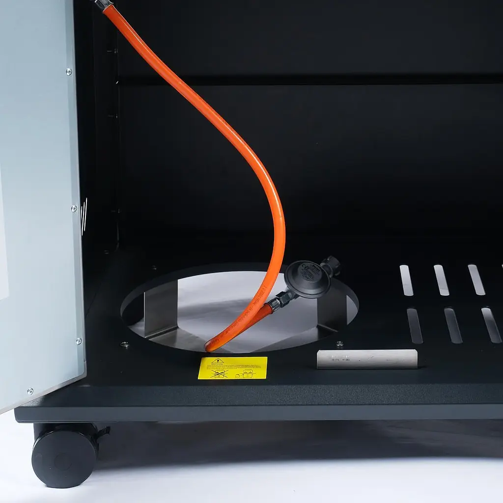 Газовый гриль Santos S-301 с боковой горелкой, нержавеющая сталь (900242) - фото 5