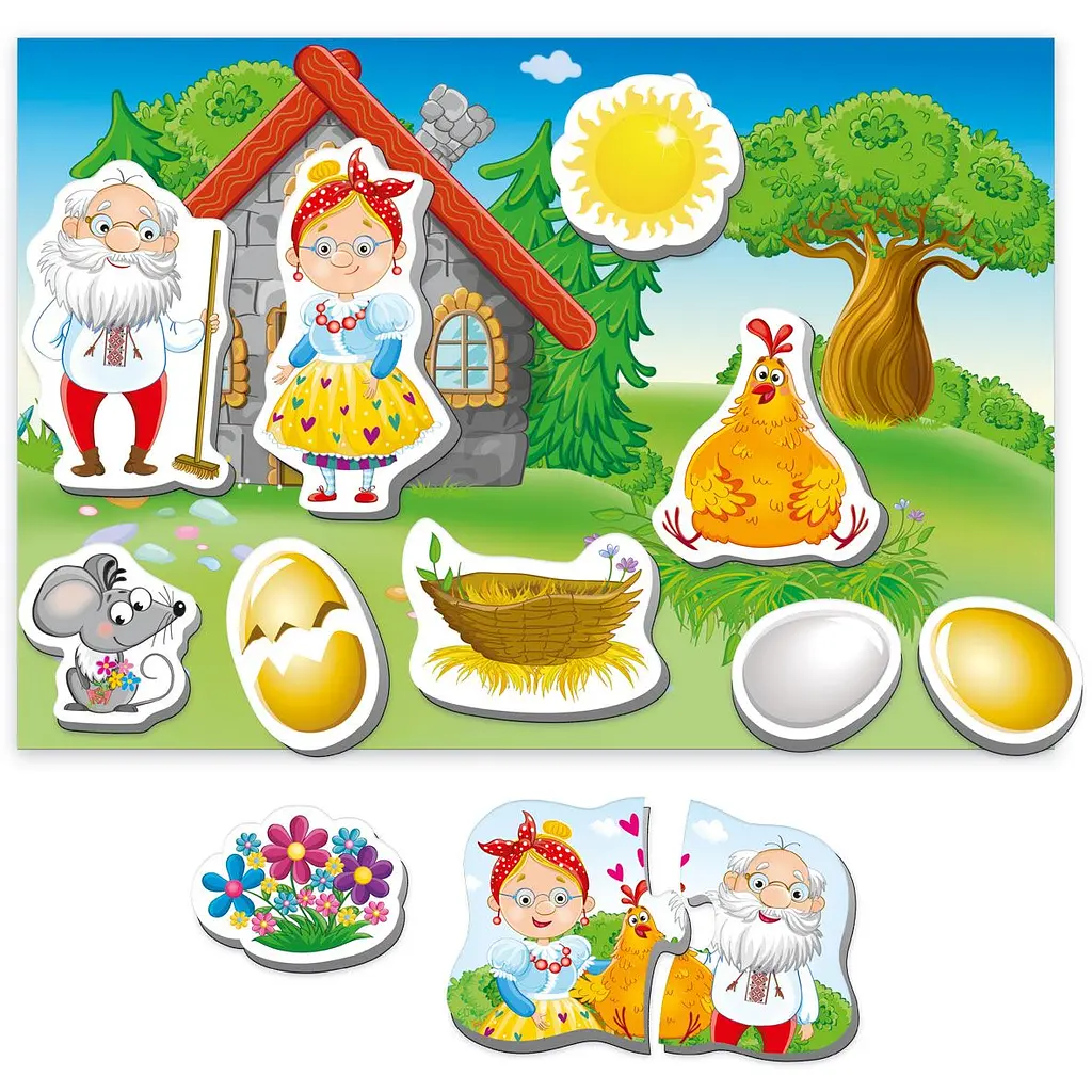Магнітний театр Vladi Toys Академія розвитку Курочка Ряба укр. мова (VT3206-31) - фото 3