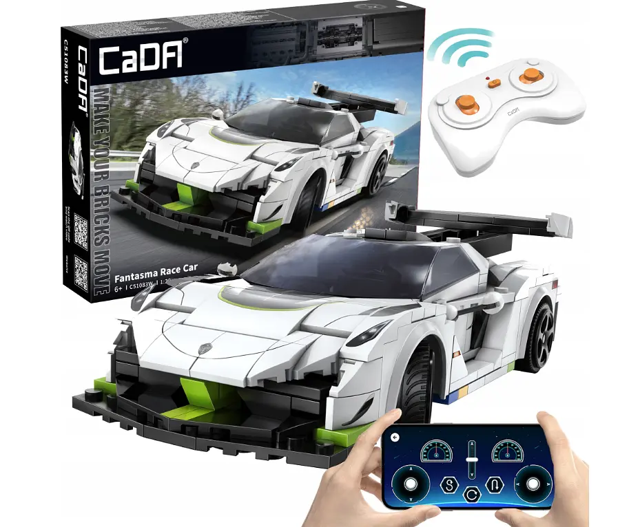 Конструктор дитячий машина на радіокеруванні CADA Fantasma Race Car Vehicle 322 деталей  - фото 2