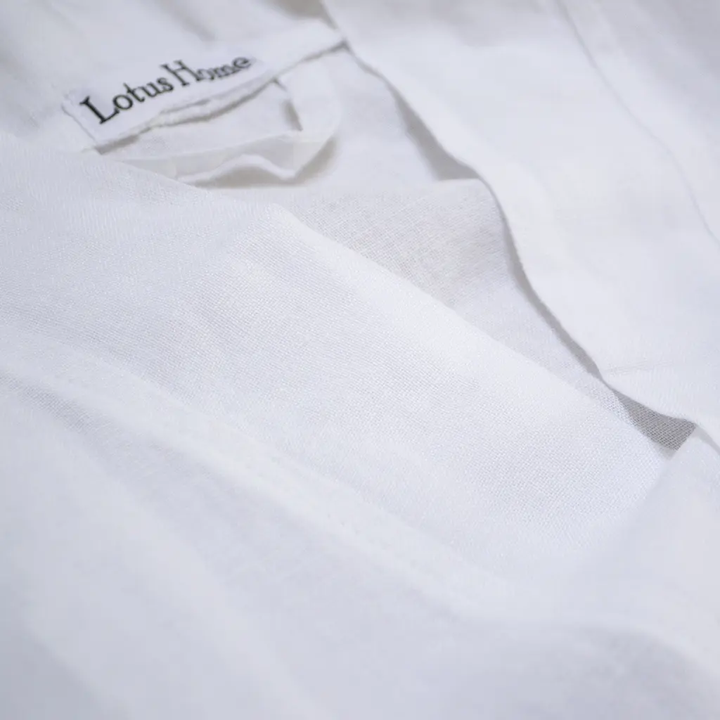 Халат-кимоно со льна Lotus Home - Madrida белый XS - фото 5