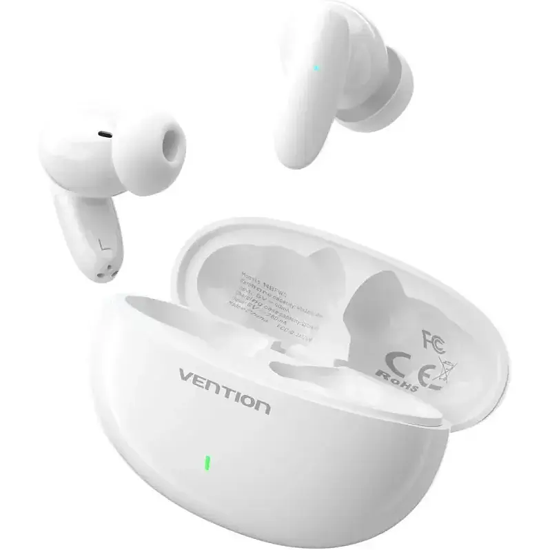Наушники TWS Vention Elf Earbuds E01 White - фото 2