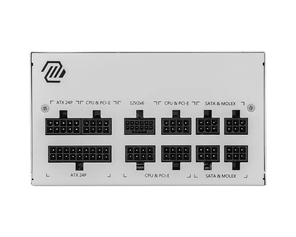 Блок живлення MSI MAG A850GL PCIE5 White 850W - фото 3