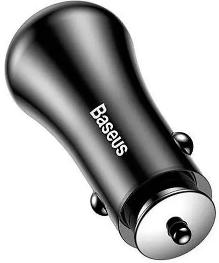Автомобільний зарядний пристрій Baseus Gentry 2USB QC3.0 4.2A CCALL-GC01 Black - фото 3