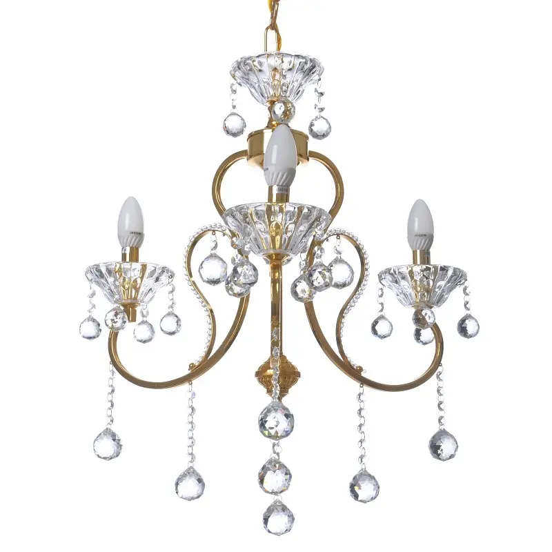 Люстра свеча Brille подвесная хрустальная E14 60W (BCL-659S/3) - фото 3