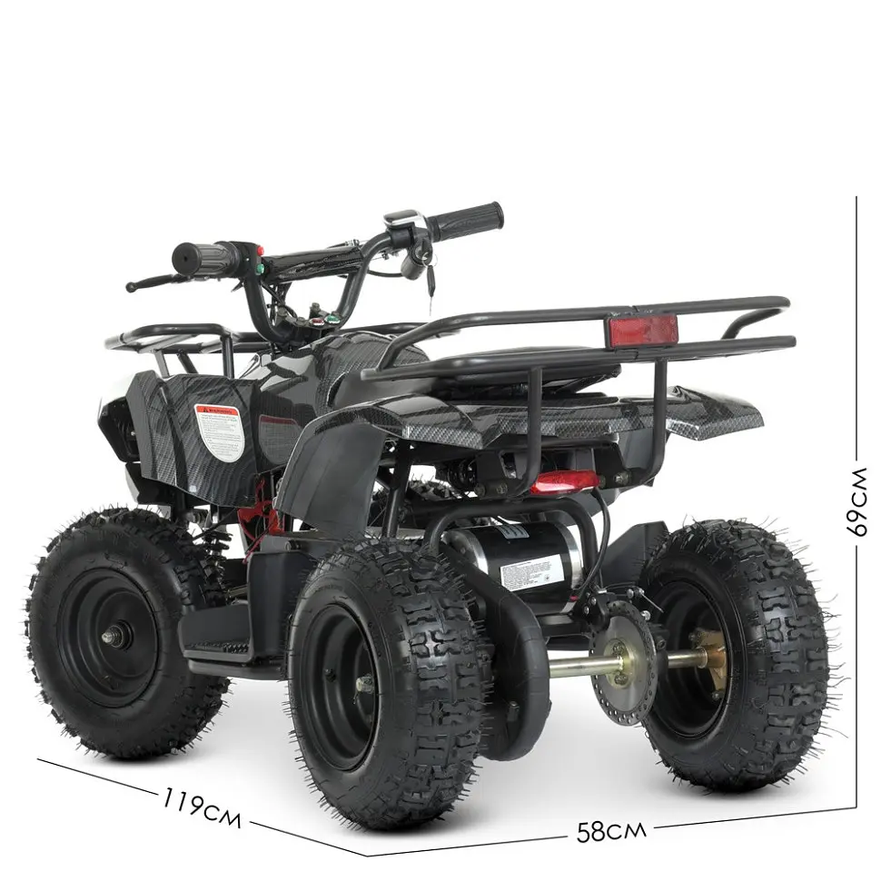 Детский электромобиль-квадроцикл Bambi HB-ATV800AS-19 Карбоновый-Черный - фото 6