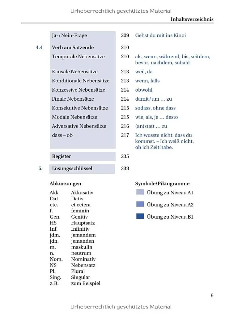 Grundstufen-Grammatik: Grammatik mit integriertem Losungsschlussel - фото 8