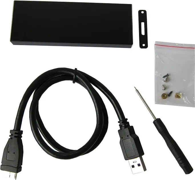 Кишеня зовнішня Maiwo K16N для M.2 SSD (NGFF) USB 3.0 black - фото 4