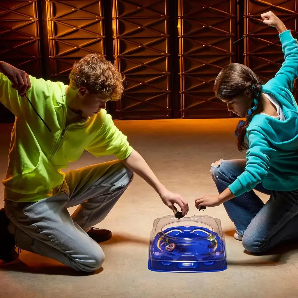 Ігровий набір Арена з Бейблейдами Hasbro Beyblade X Drop Attack Battle Set G0842 2 дзиги 2 пускові установки від 8 років (SKU-314) - фото 4