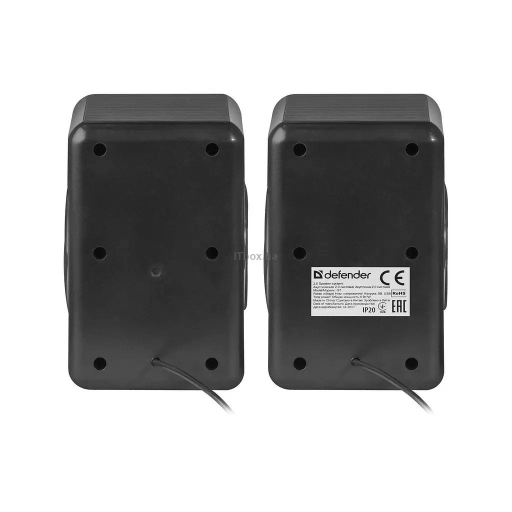 Акустичні колонки Defender 2.0 Q7 6Вт (живлення від USB) - фото 2