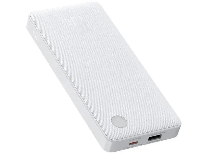 Зовнішній акумулятор (Power Bank) BASEUS Airpow Lite 10000mAh 15W White (P10067500213-00) - фото 2