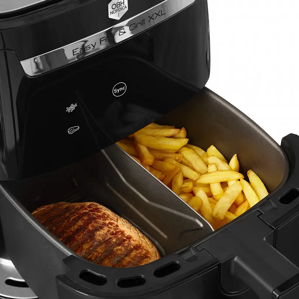 Мультипіч OBH Nordica EasyFry&Grill XXL 1830 Вт чорна (AG8018S0) - фото 10