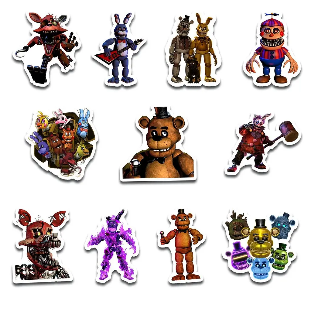 Стикерпак GeekLand Five Nights at Freddy's 45 штук (SP 5NF 01) - фото 3