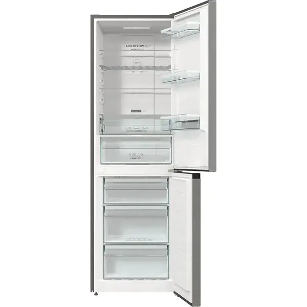 Холодильник Gorenje з нижн. мороз. камерою 185х60х60 см 2 двері,203(99) л А++ Total NF зовн. диспл нерж - фото 10