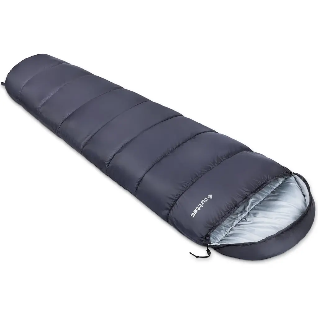Спальный мешок Outtec Mummy кокон демисезонный синий - фото 2