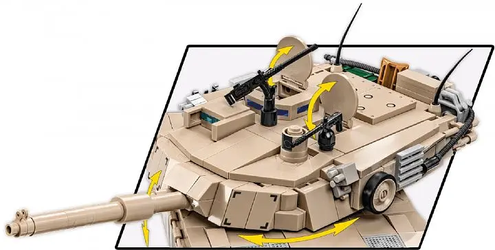 Конструктор Cobi Танк M1A2 Abrams, масштаб 1:35, 975 деталей (COBI-2622) - фото 5