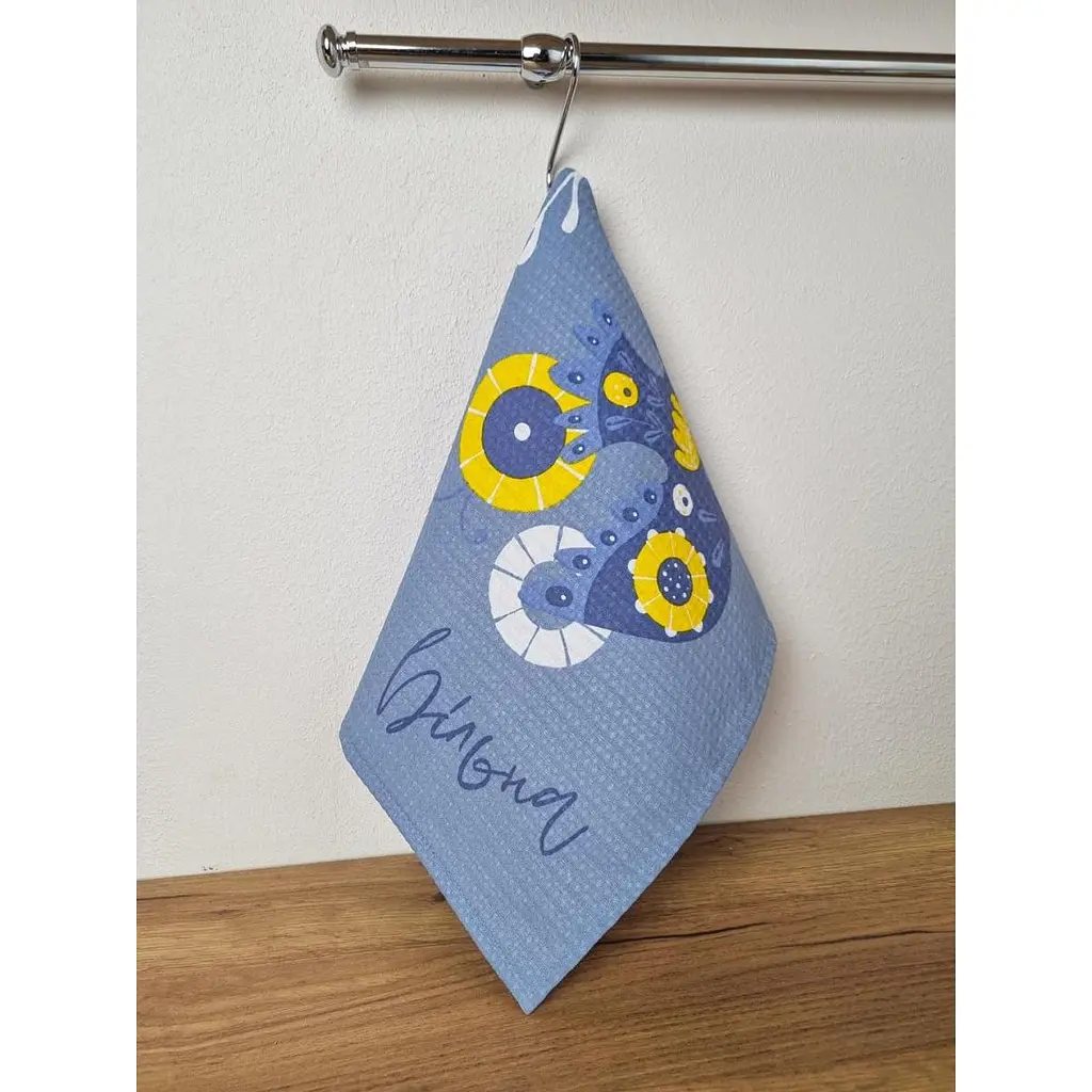 Полотенце вафельное Прованс Украина 33х60 см (40494) - фото 2