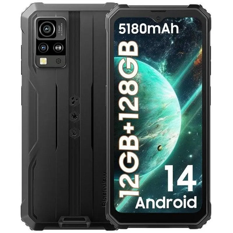 Смартфон Blackview BV4800 PRO 4/128 Gb чорний - фото 4