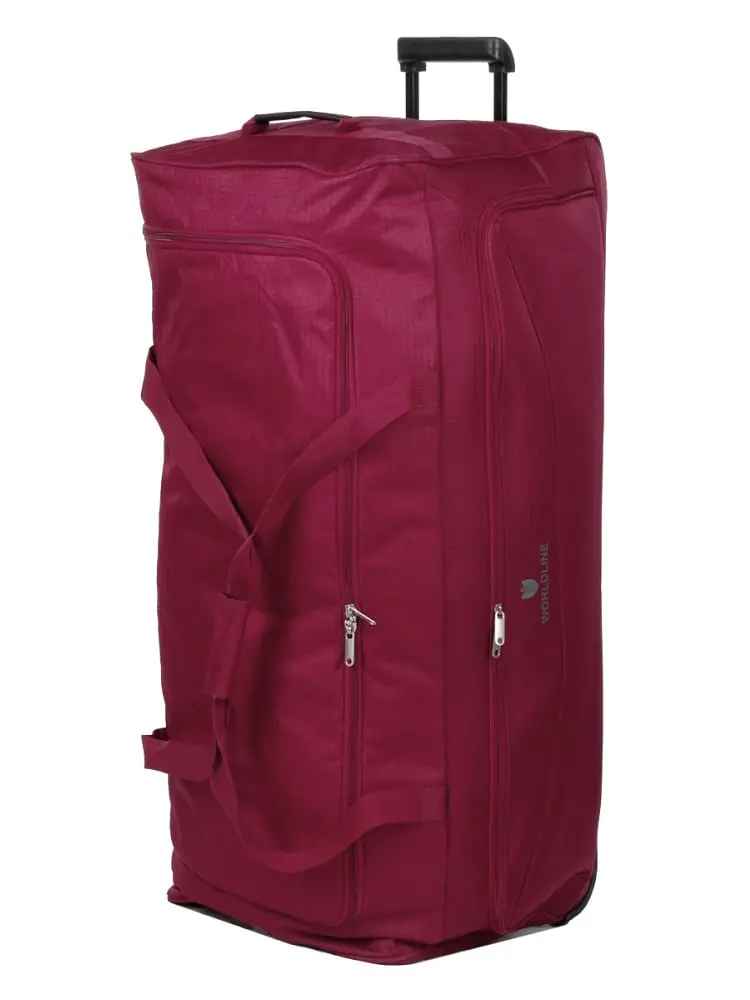 Дорожня сумка на колесах супергігант XXL Worldline 898/95 95×39.5×41см 151.9л Червоний - фото 3