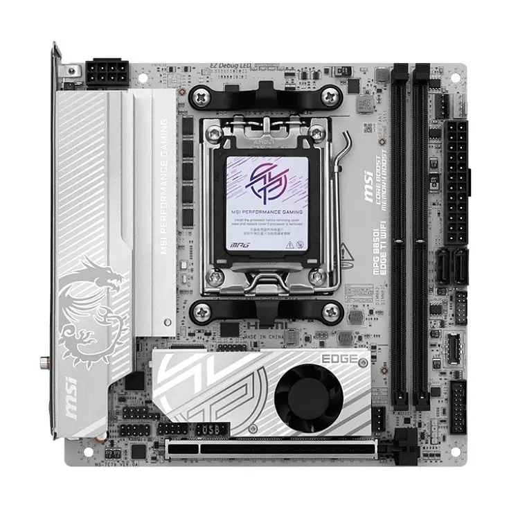 Материнська плата MSI MPG B850I Edge Ti WiFi Socket AM5 - фото 2