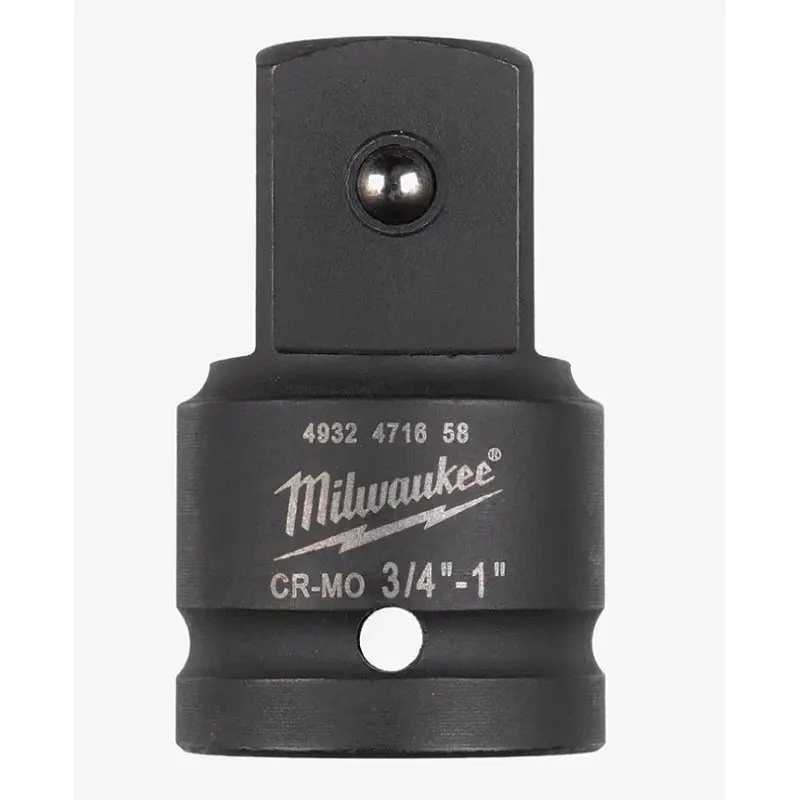 Перехідник ударний для головок ShW MILWAUKEE з квадрата 3/4" на 1" квадрат (заміна на 4932480406)