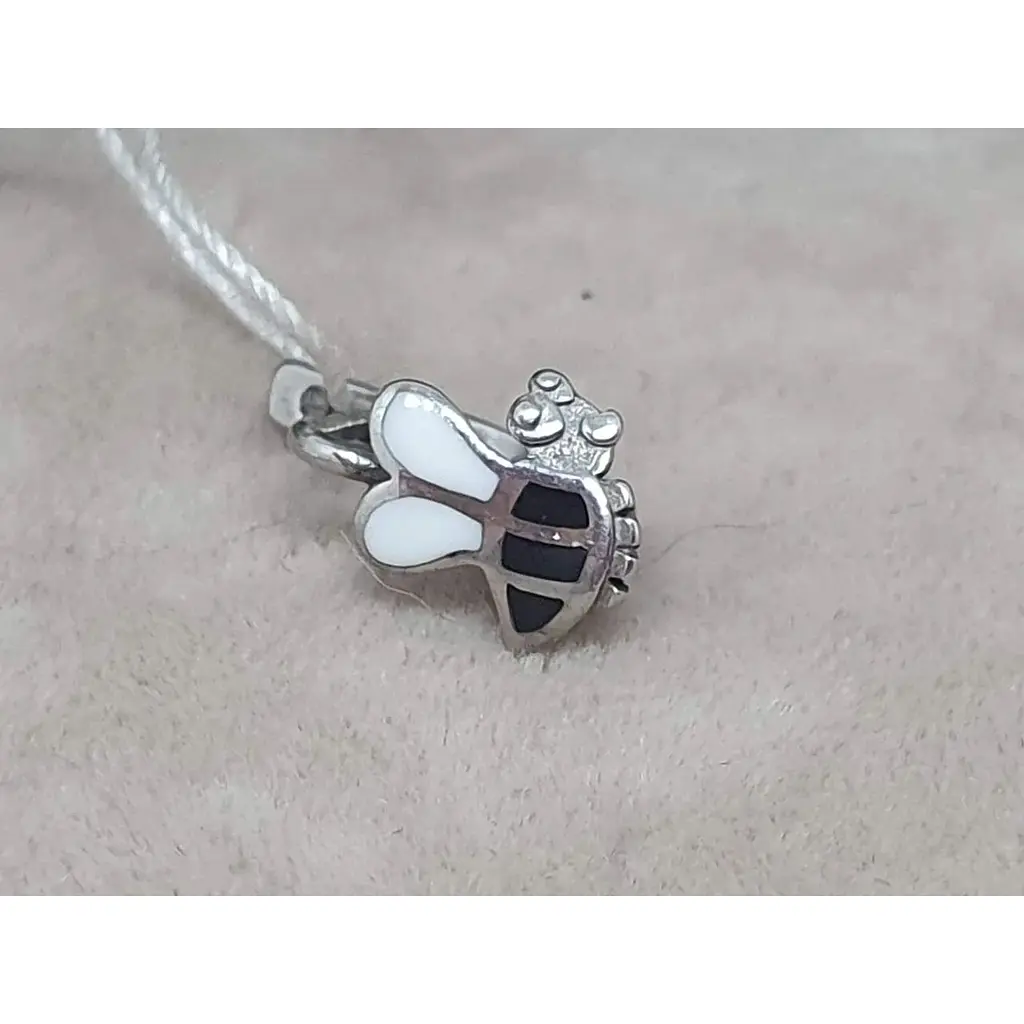 Срібні сережки Tango Бджілка з емаллю. 400218а - фото 3