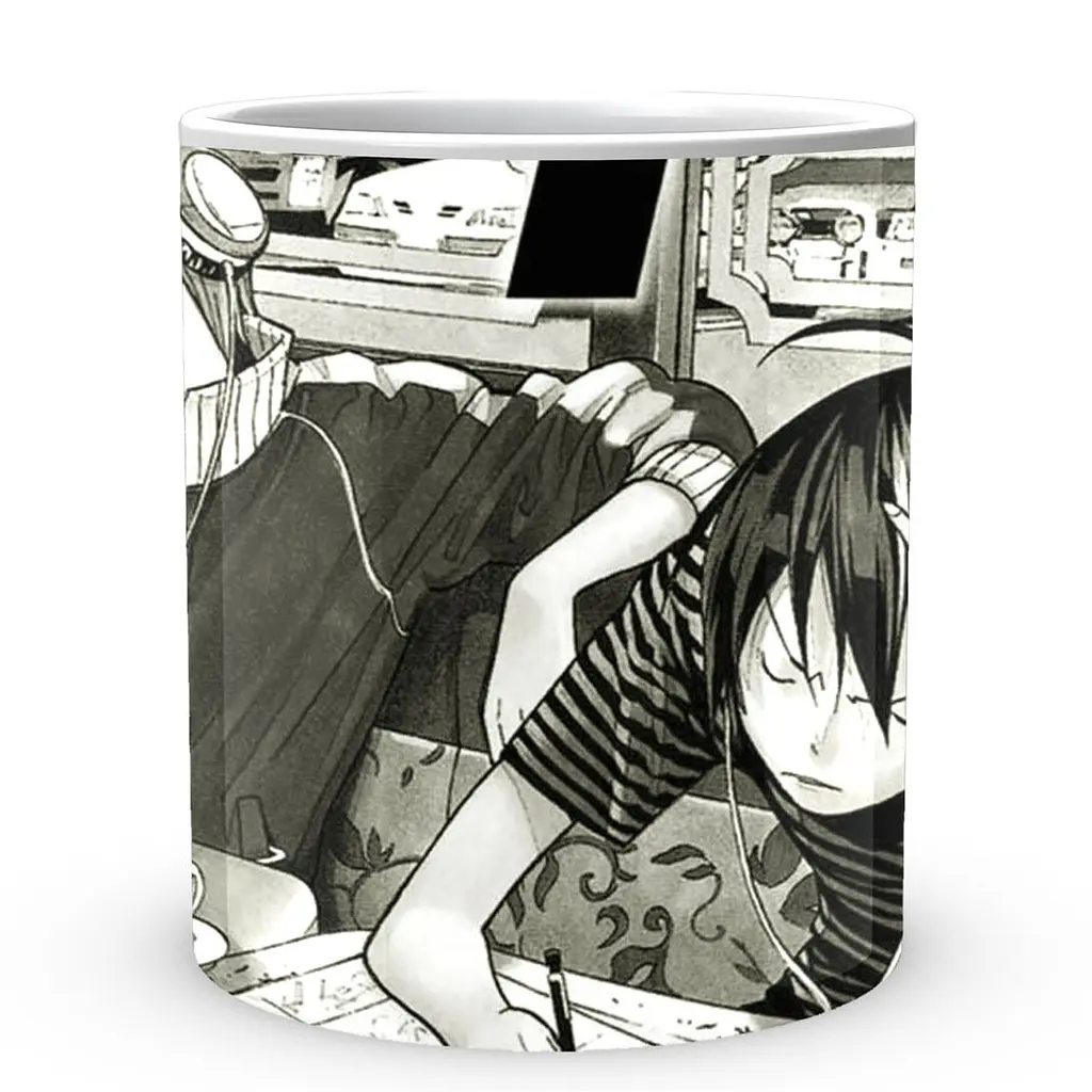Кухоль GeekLand Бакуман Bakuman ретро постер BK 02.448 330 мл білий - фото 2