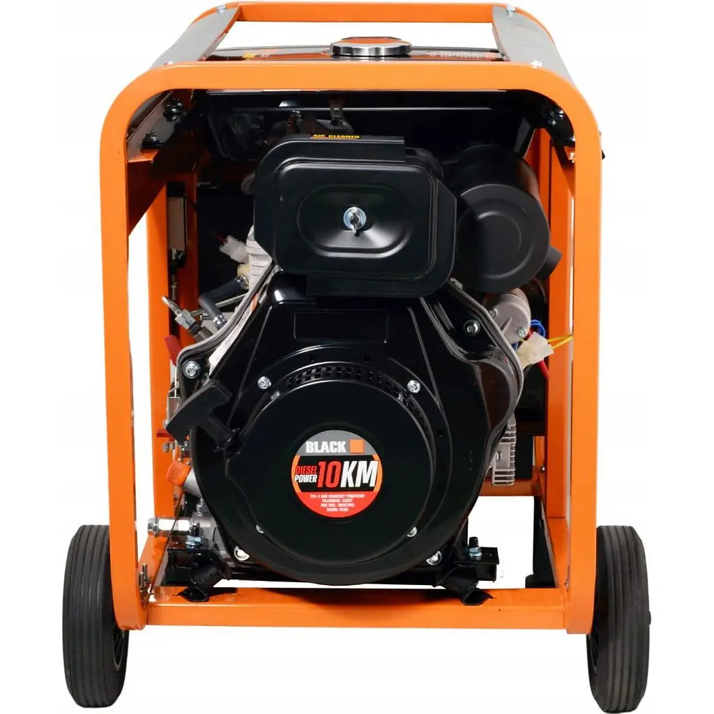 Генератор дизельний Black 230/400V 10HP 6500W (13618) [160477] - фото 4