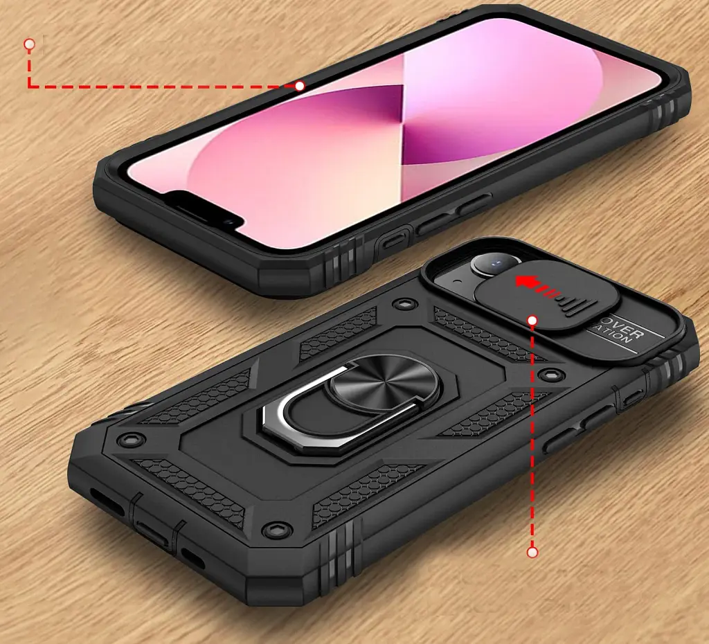 Панель BeCover Military для iPhone 13 Black (707103) - фото 4