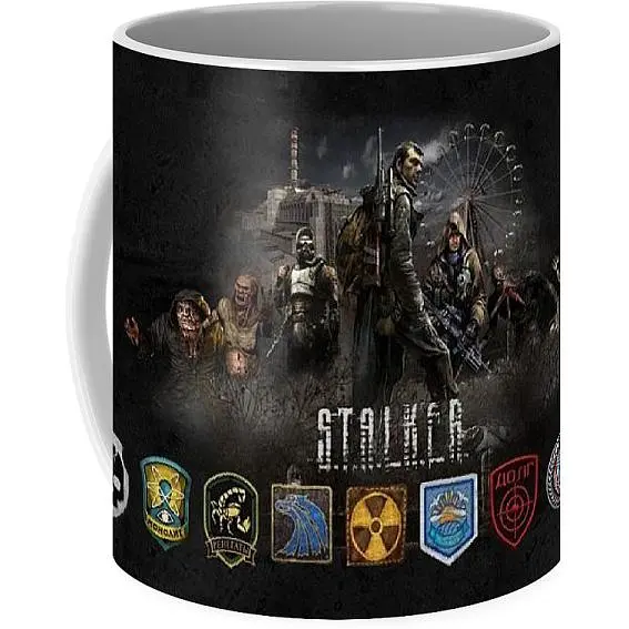 Кухоль GeekLand Сталкер S.t.a.l.k.e.r. Поклик Прип'яті ST.02.11 330 мл білий - фото 3