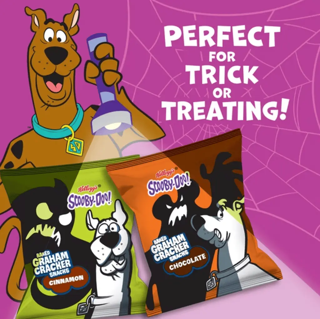 Печиво Kellogg's SCOOBY-DOO! Variety Pack Halloween 30шт, 840г - фото 3
