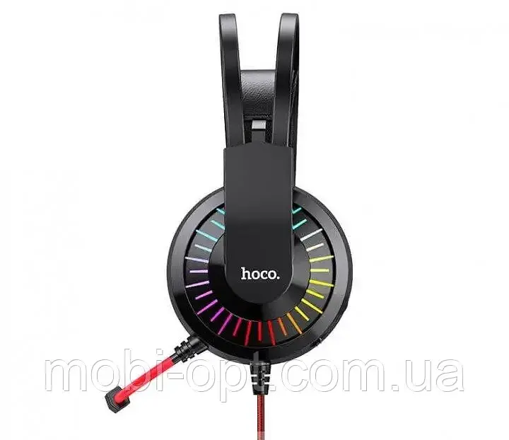 HF Stereo Hoco W105 Joyful Red +мікр - фото 3