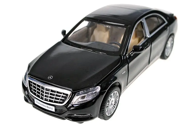 Іграшкова легкова машинка Mercedes-Benz S 600 1:32 Автопром світлозвукові ефекти металева 68401, коробка 18x9x9 см - фото 2