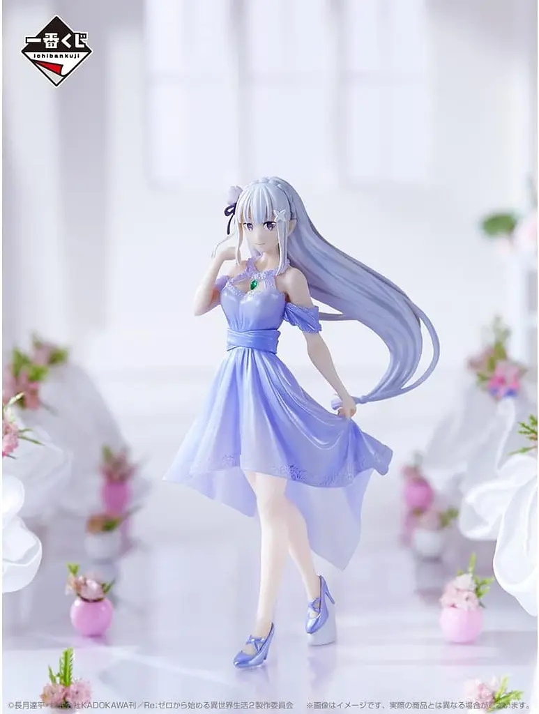 Фігурка Bandai Spirits Життя з нуля в альтернативному світі Емілія Re:ZERO Emilia 19 см BS RZ E 19 - фото 2
