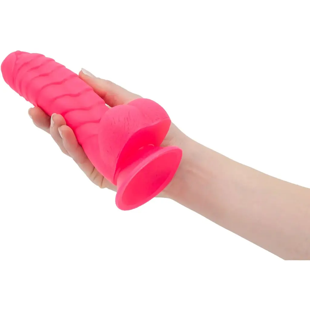 Фалоімітатор Addiction - Tom 7 Dildo With Balls - Pink - фото 4