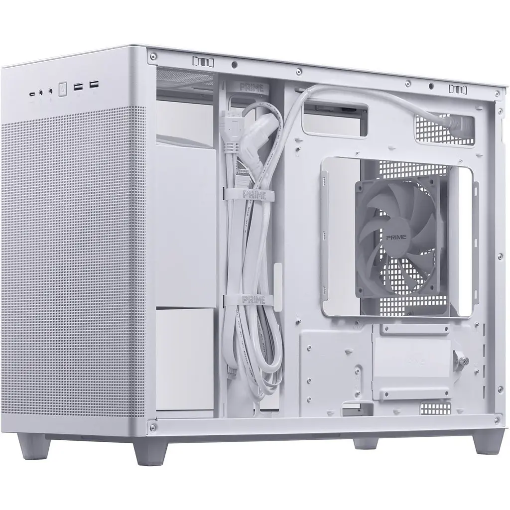 Корпус Asus Prime AP201 Tempered Glass White (90DC00G3-B39010) [134527] - фото 7