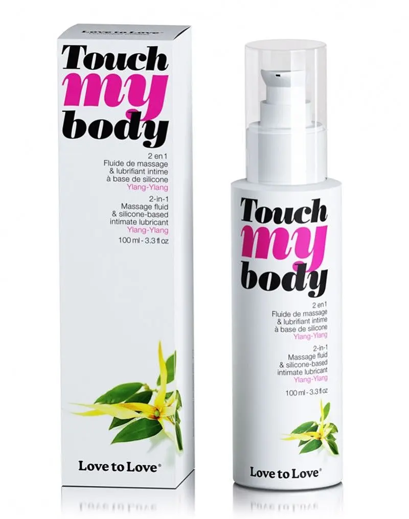 Лубрикант Love To Love Touch My Body Ylang-Ylang масажний гель та 2 в 1, 100 мл - фото 2