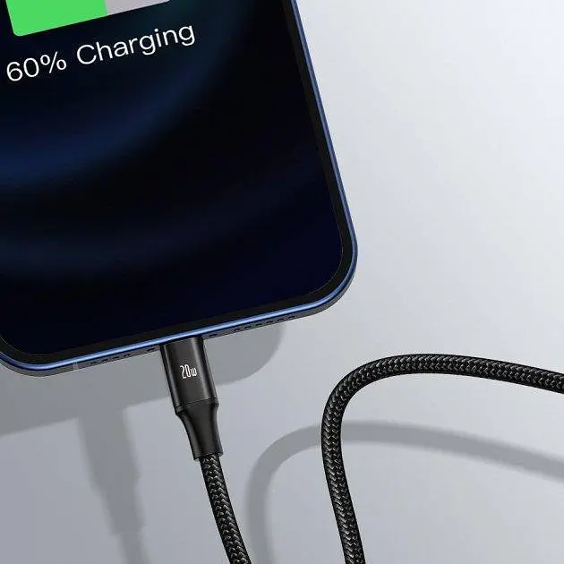 Кабель Baseus Rapid Series 3-in-1 Cable Type-C to Type-C/Lightning/MicroUSB PD 20W 1.5m CAMLT-SC01 Black - фото 2