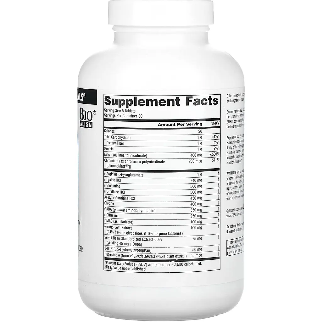 Гормон роста Source Naturals HGH Surge 150 таблеток - фото 7