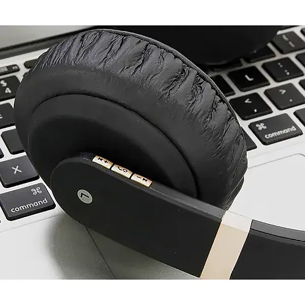 Накладні навушники XPRO Wireless Bluetooth Wireless SY BT1602 бездротові для комп'ютера чорні (24387-BT1602_367) - фото 3