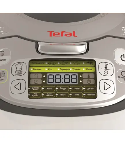 Мультиварка Fuzzy Logic, 750Вт, чаша-5л, електронне керув., пластик, сірий Tefal kuh0015031 - фото 7