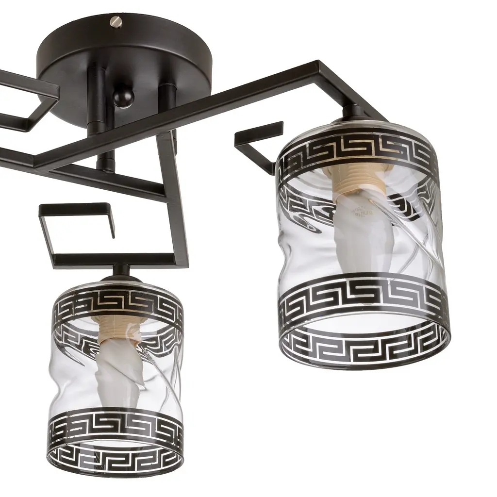 Люстра потолочная Brille E27 40W BK (LK-688C/3) - фото 9