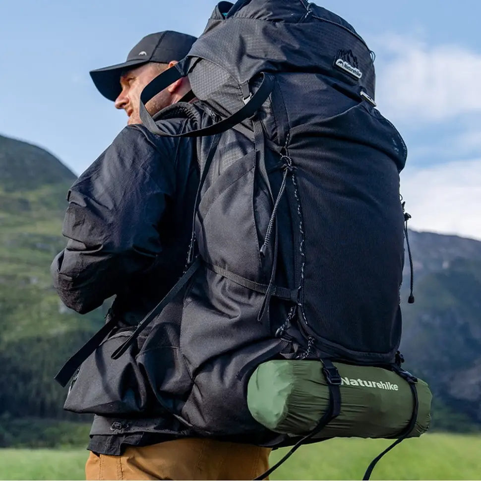 Матрац туристичний надувний одномісний Naturehike CNK2550WS019, 200x60x9.5 см, зелений, прямокутний із мішком для надування - фото 5