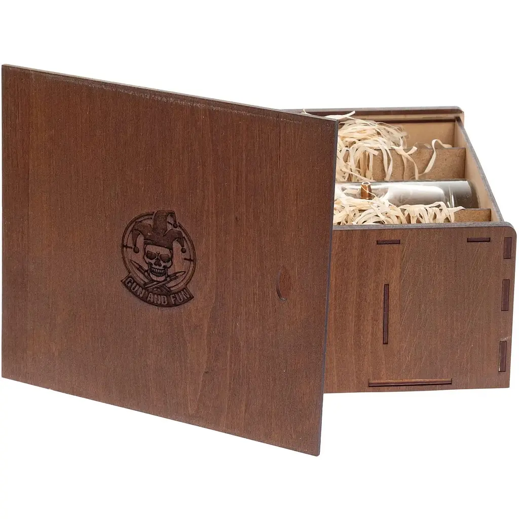 Набор посуды Gun&Fun из 6 рюмок и графина ручной работы 500 мл - фото 7