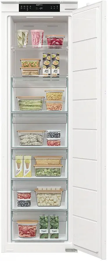 Gorenje Морозильна камера Gorenje вбудована, 177x54х55, 235л, А+, NF, дисплей, білий - фото 2