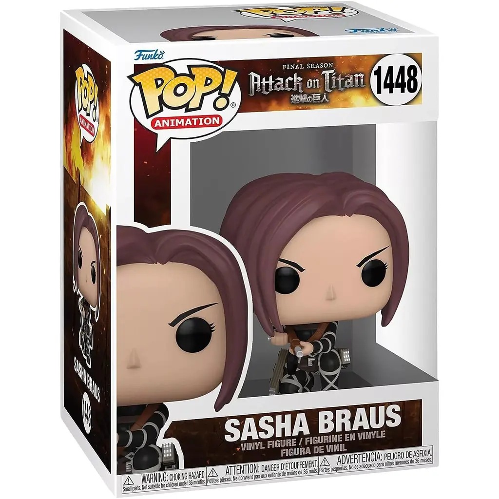 Фигурка Funko Pop! Attack on Titan: Саша Браус 9.6см (67927) [118187] - фото 2