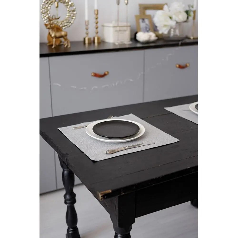 Салфетка Прованс Жемчужина праздничная с люрексом 40х40 см Silver (37584) - фото 3