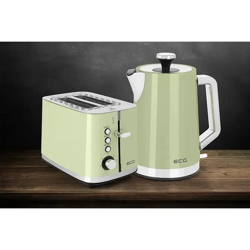 Тостер ECG ST 2766 Vintage Olive - фото 7